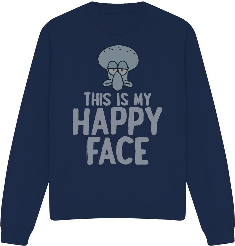 SpongeBob SquarePants - Sweatshirt für Herren/Damen Uni TV12931 (XXL) (Marineblau)
