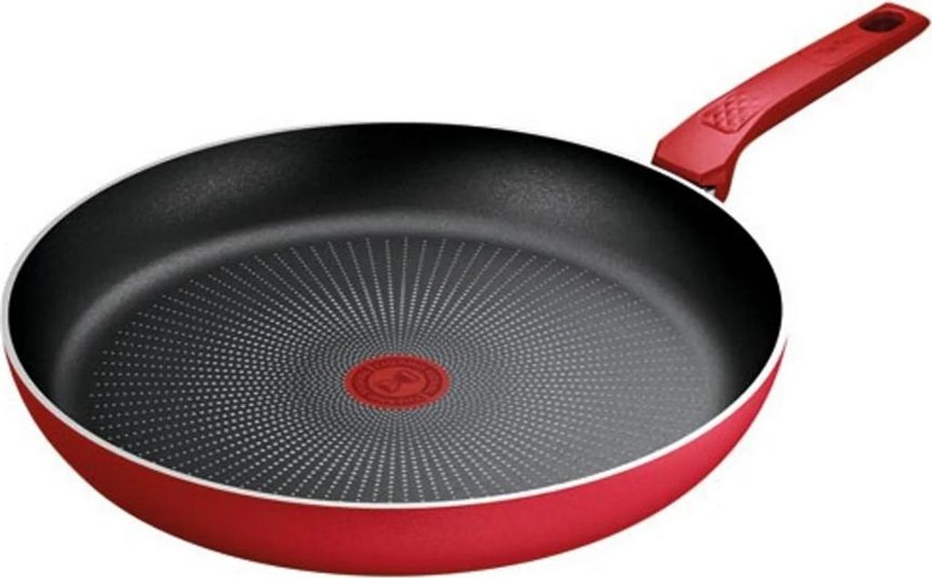 Tefal Daily Expert Pfanne 32 cm Rot, Induktion geeignet, kratzfeste Antihaftbeschichtung