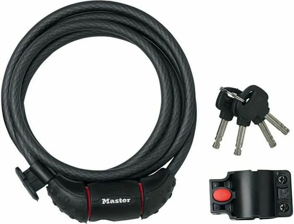 Câble de sécurité 1,80m Master Lock 8130EURDPRO Flexible et Robuste - 5