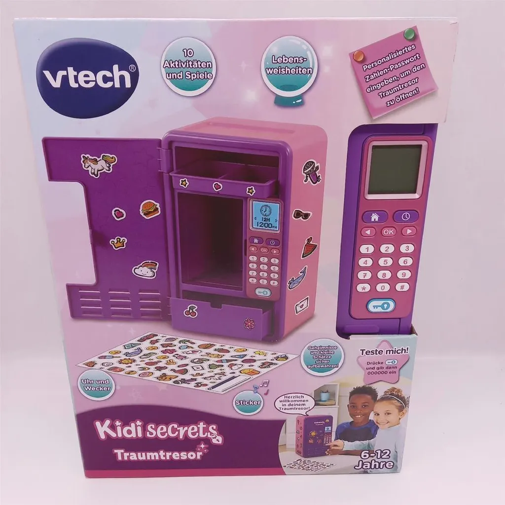 VTech Kidisecrets coffre-fort électronique pour enfant rose avec code - 4