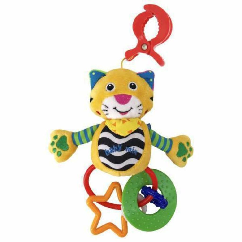 Plüschtier mit Rassel Baby Mix tiger