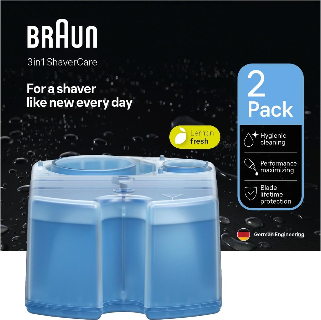 Braun CCR2 2-pak - Wkłady czyszczące - niebieski Zdjęcie produktu 4