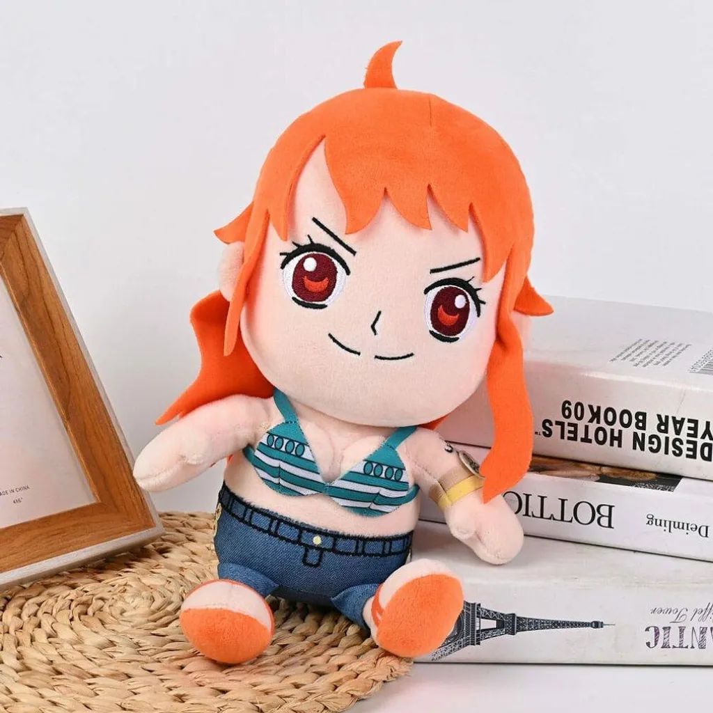 Peluche Nami One Piece 25 cm - Figurine Souple Sous Licence Officielle