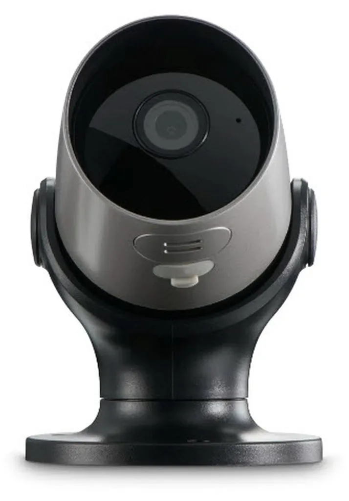 Caméra de surveillance WLAN 1080p vision nocturne Full HD extérieure noire