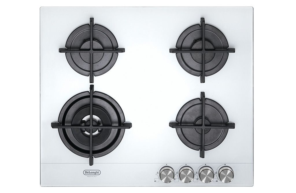 De'Longhi NSL 460 B Kochfeld Weiß Eingebaut 60 cm Gas 4 Brenner