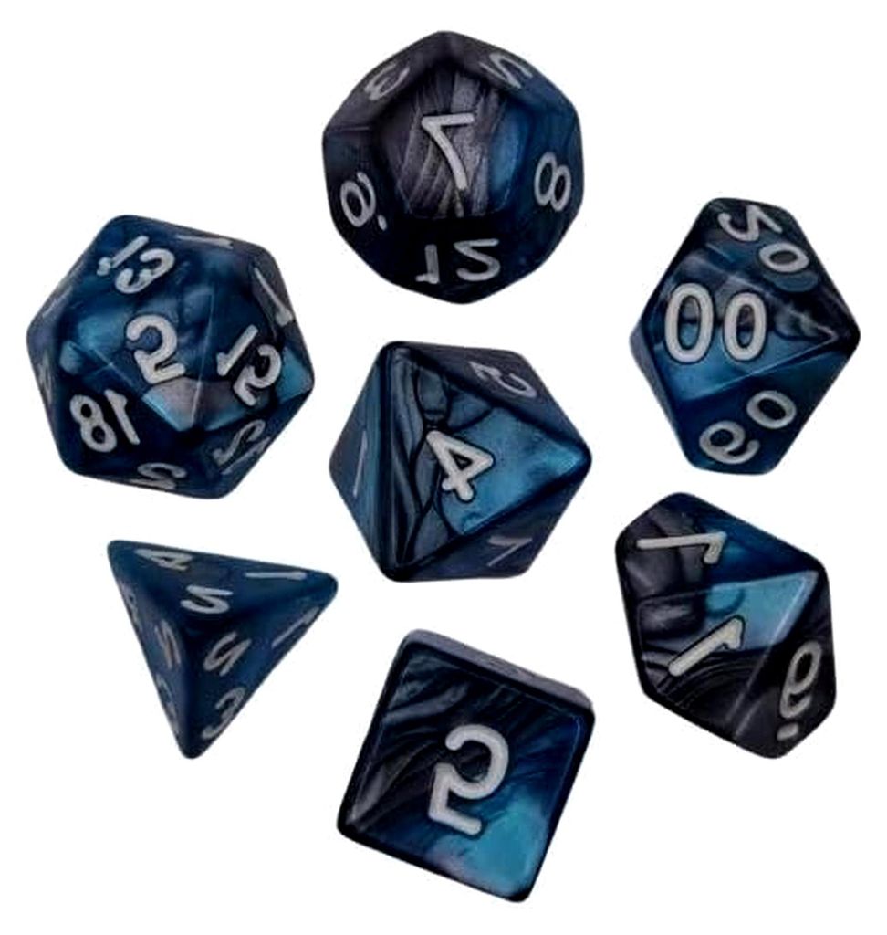 4 X 7-teiliges Polyeder Würfelset für Familientreffen, Kartenspiele und Rollenspiele