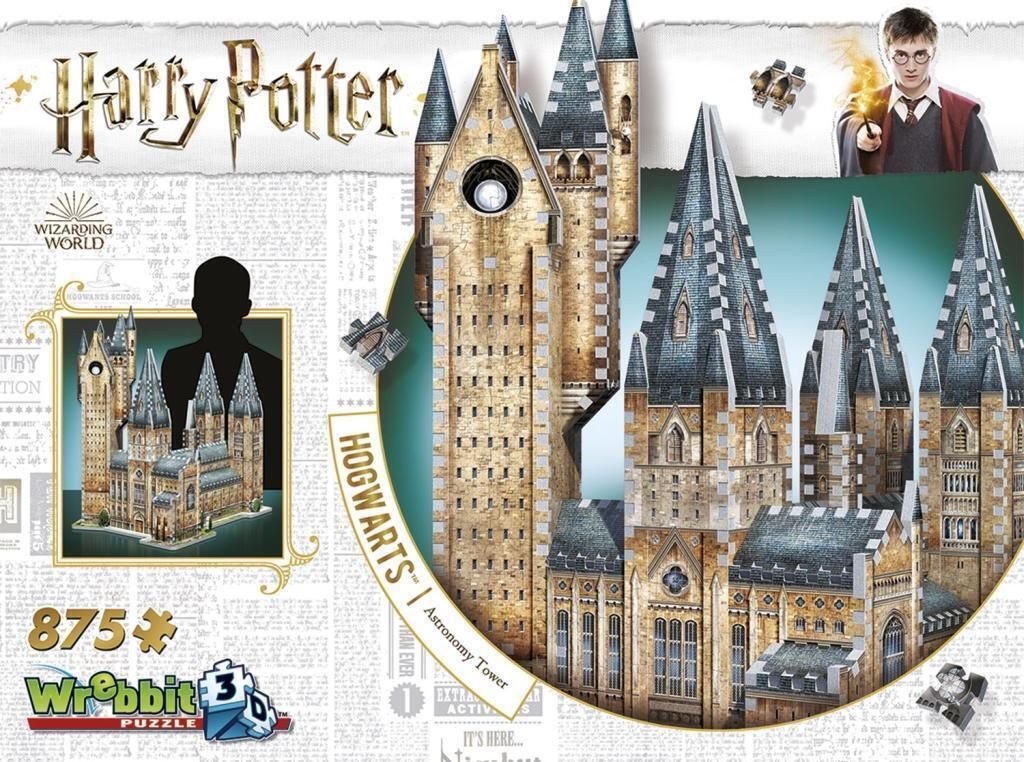 Harry Potter Hogwarts Astronomieturm 3D-Puzzle 875 Teile Produktbild 11