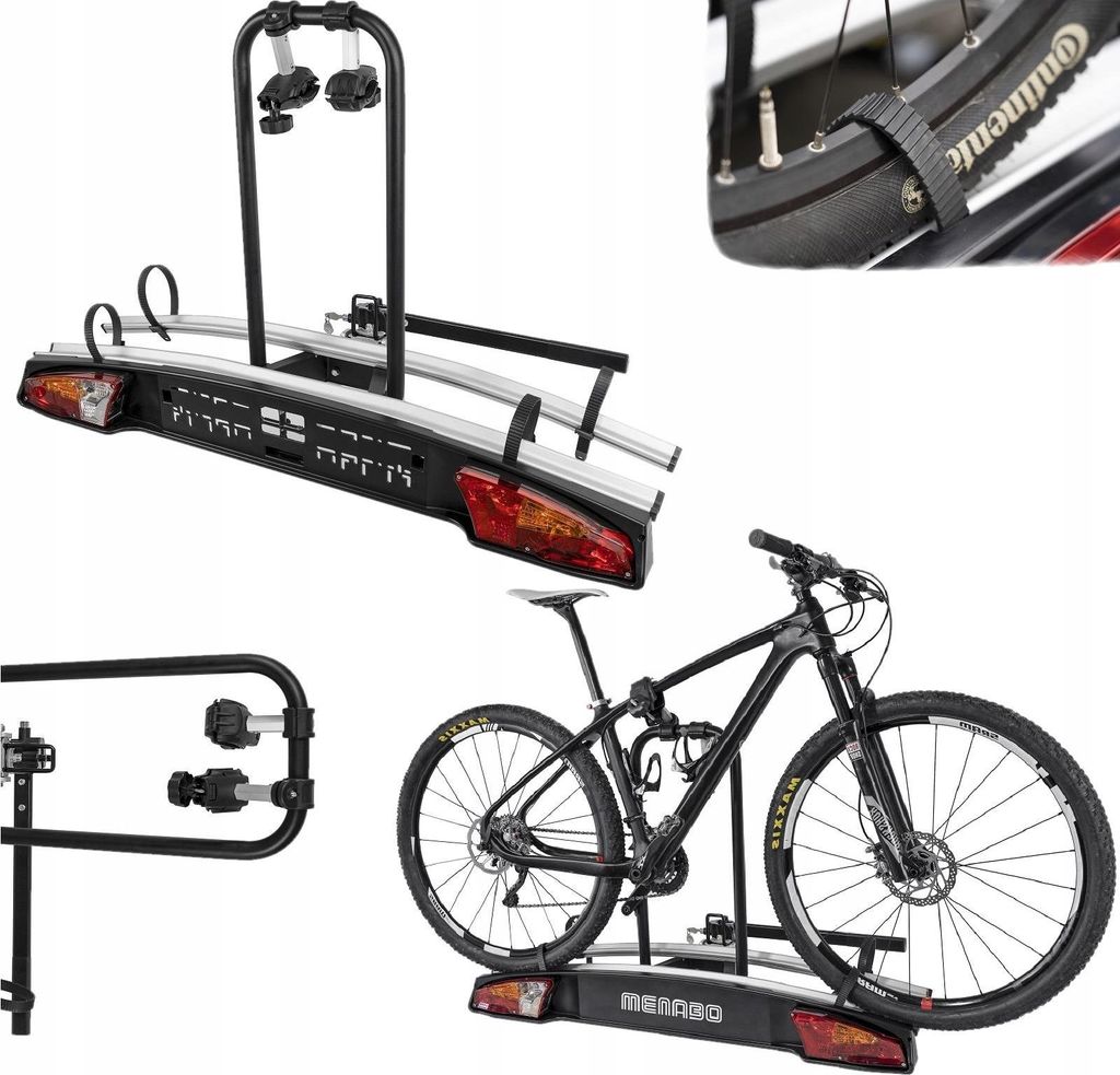 MENABO Portabici Merak tipo Q per 2 biciclette Immagine del prodotto 