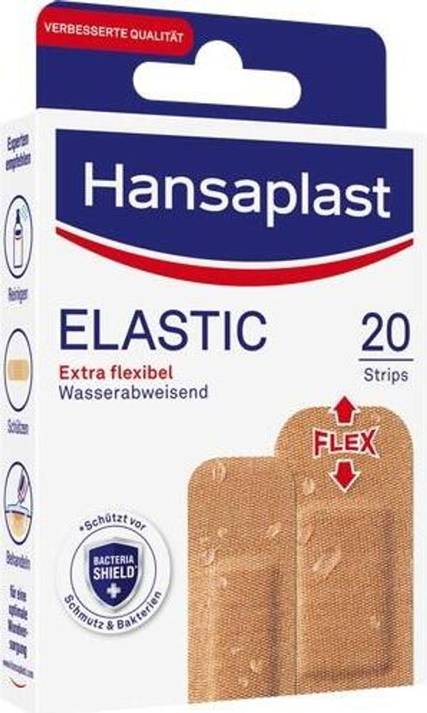 Hansaplast 47086 Hansaplast Pflaster ELASTIC mittelbeige Obrázek produktu 