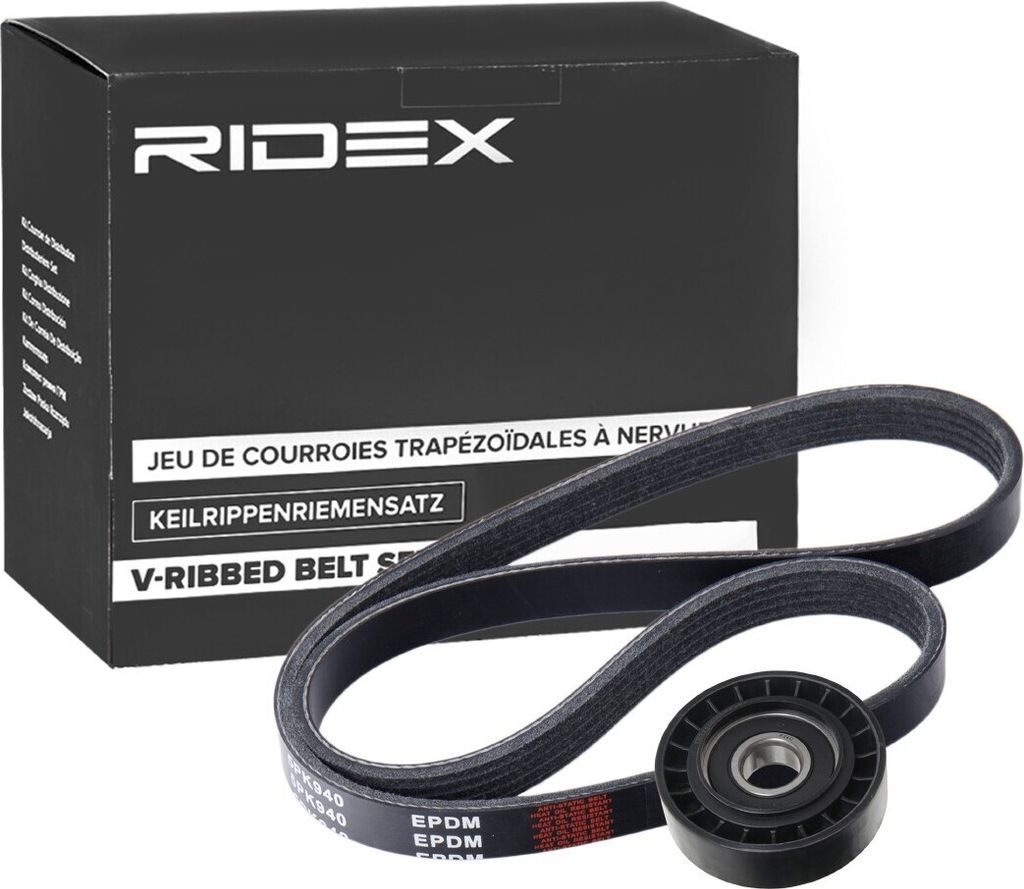 RIDEX 542R0744 Keilrippenriemensatz für FIAT PUNTO (176)
