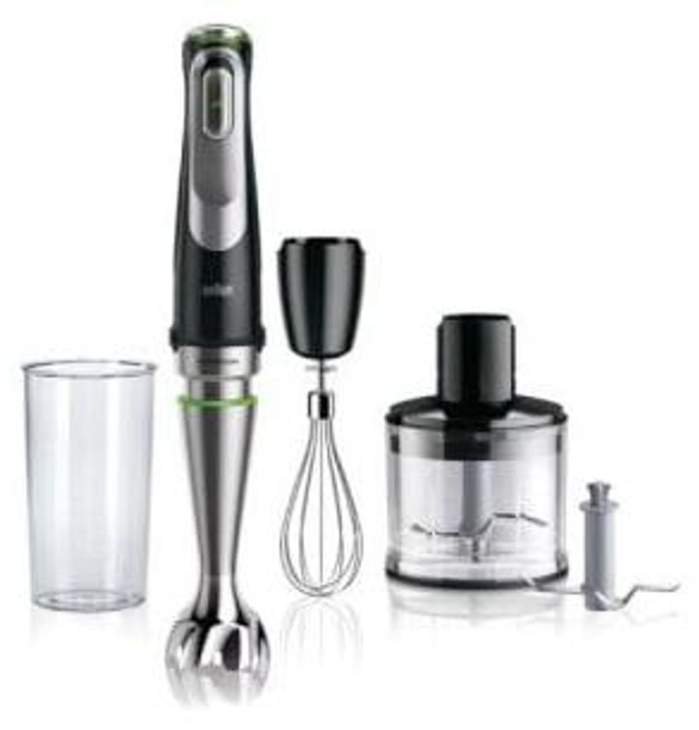 Braun MultiQuick 9 MQ 9135XI, Pürierstab, 0,6 l, Pulsfunktion, Eis-Crusher, 1200 W, Schwarz, Edelstahl