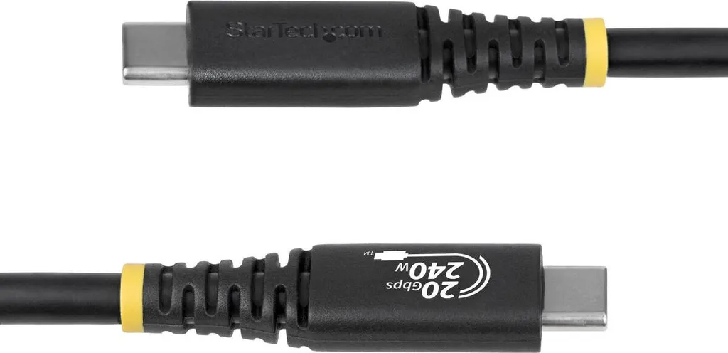 Câble USB4 20Gbps Startech CC2M20GUSB4TP en Nylon Noir Longueur 2m - 3
