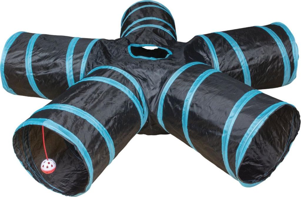 Duvo+ Spieltunnel Star blau/schwarz