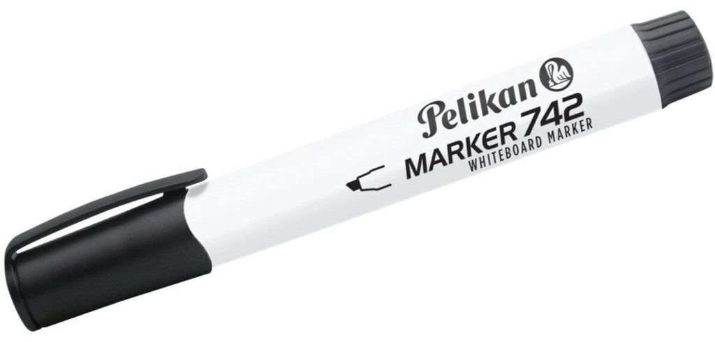 Pelikan 742, 10 Stück(e), Schwarz, Meißel, Schwarz, Weiß, Produktbild 