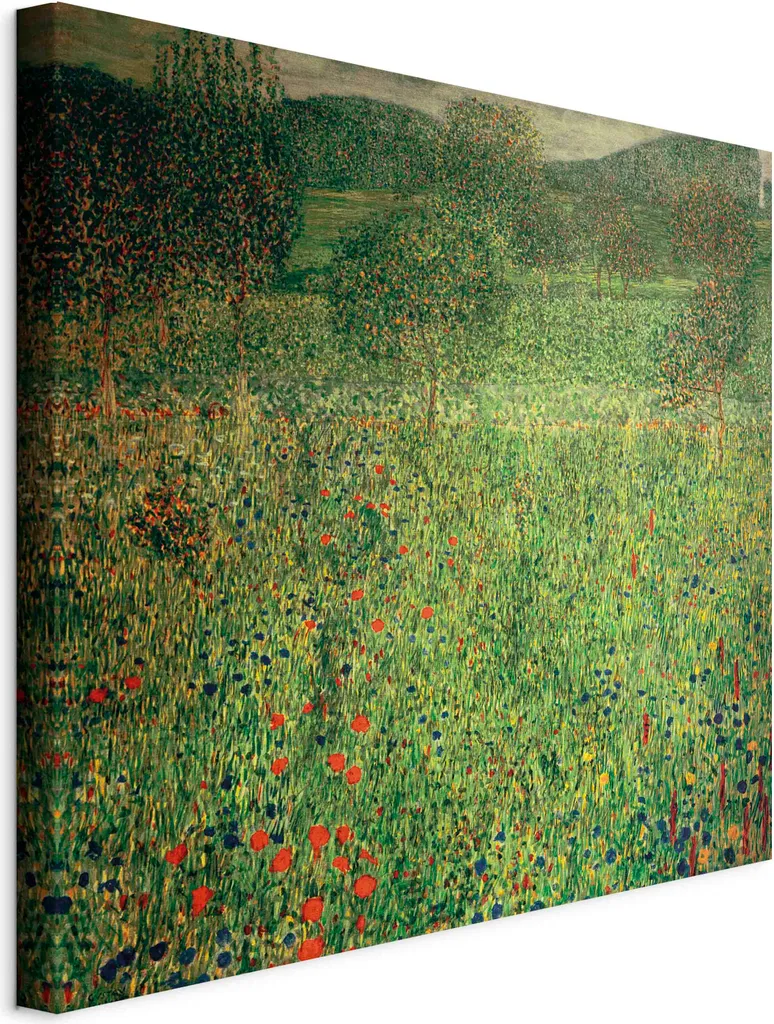 Quadro su Tela l-F-15003-b-a Klimt Il Giardino 60x60 - Stampa UV