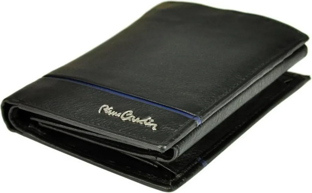 Pierre Cardin Portefeuille Homme GREG18103 en Cuir Noir Chic et Élégant