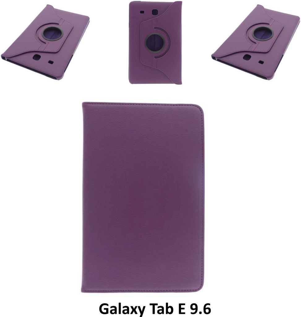 Samsung Purple Book Case Tablet for Galaxy Tab E 9.6