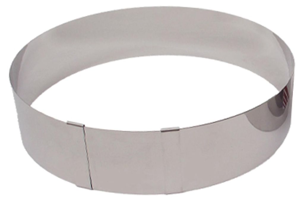 LARES Tortenring aus Edelstahl - Durchmesser ca.18-30cm, Produktbild 