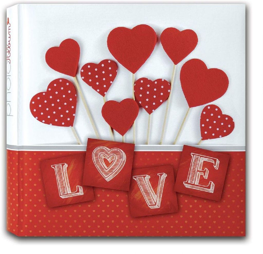 ZEP Hochzeit-Fotoalbum, Valentine, 24x24 cm, 60 weiße Seiten