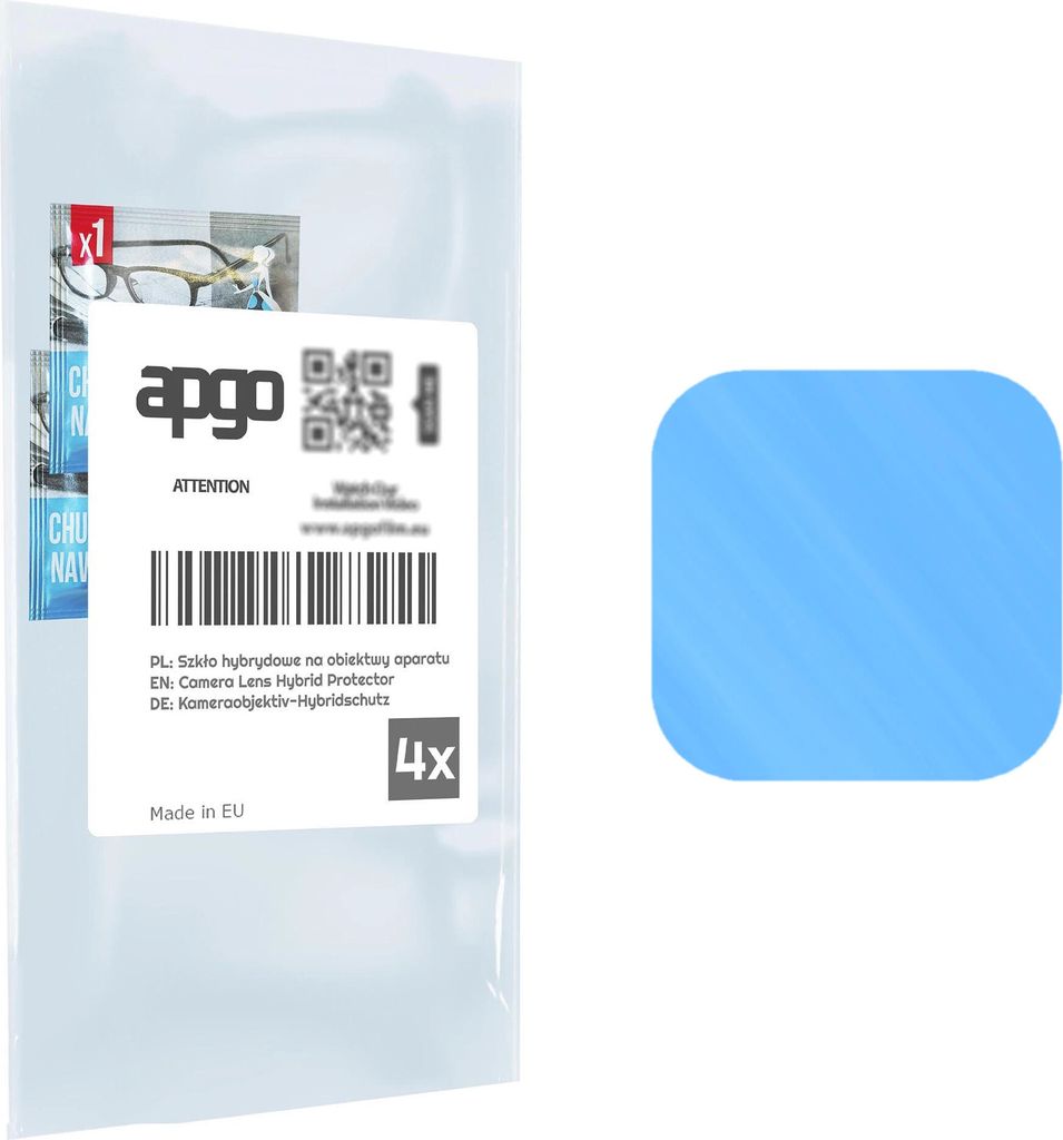 apgo 4 Stück Linsenschutz Kamera Schutzglas für Xiaomi Redmi Note 9S Kameraschutz, 9H Kameraobjektiv Camera Lens Protector