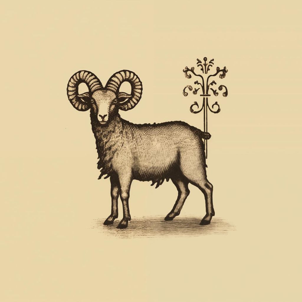 Plakat 30x30cm Natur und Heraldik