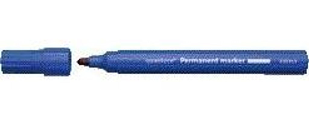 Quantore - Permanentmarker rund 1-1,5mm blau | 10 Stück