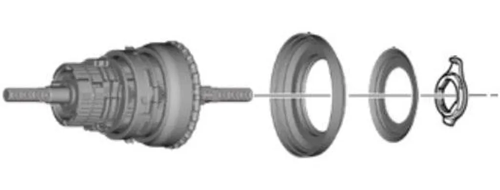 Mécanisme interne Shimano SG-C3000-7C-DX pour moyeu à contre-pédale