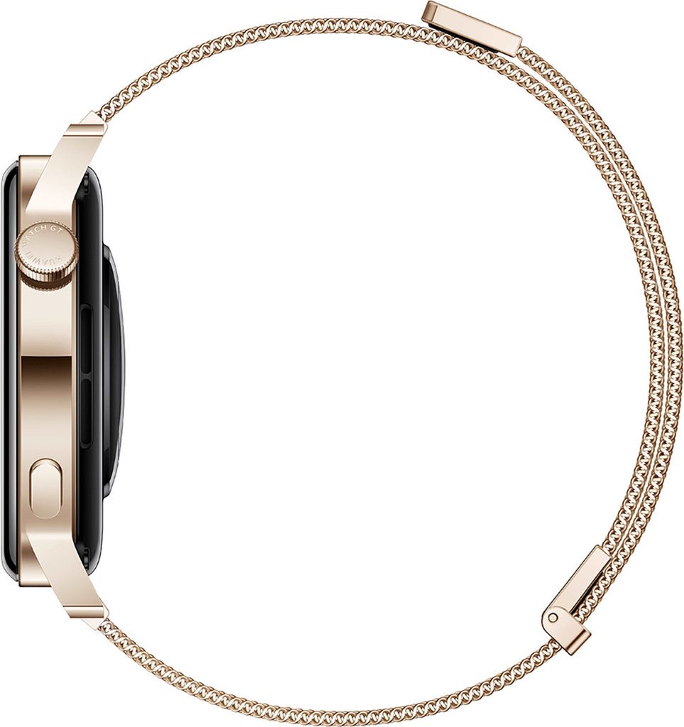 HUAWEI Watch GT3 (42mm) mit Milanesearmband light gold Produktbild 7