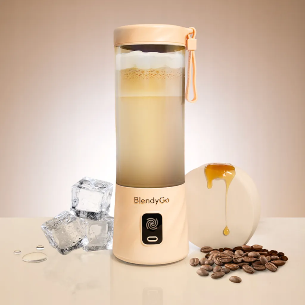 Blendygo 3 Blender Puissant 550ml Beige - Autonomie 20 Mixages USB-C - 5