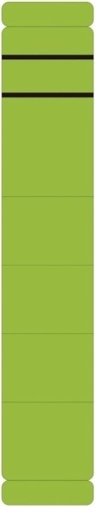 Ordnerrückenschilder 60x192mm selbstklebend grün VE=10 Produktbild 