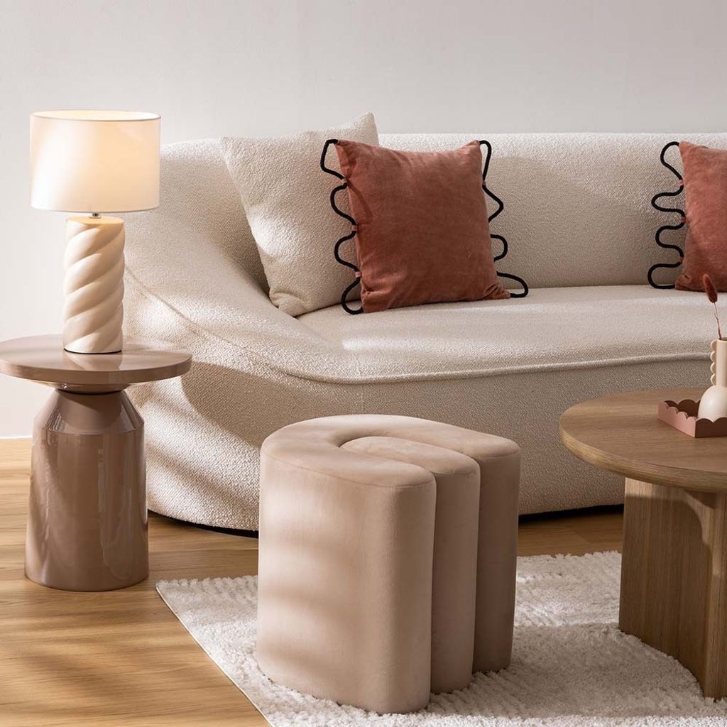 Eazy Living Samt Monique Béžová podložka Obrázok produktu 2