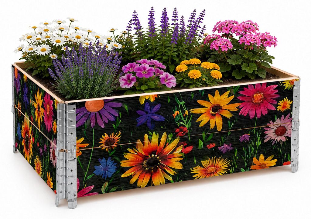 Aga Vyvýšený záhon 120x80x40 cm Kvety Obrázok produktu 