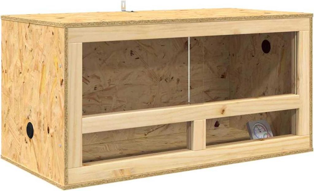 vidaXL Terrarium Braun 80 x 40 x 40 cm OSB Produktbild 