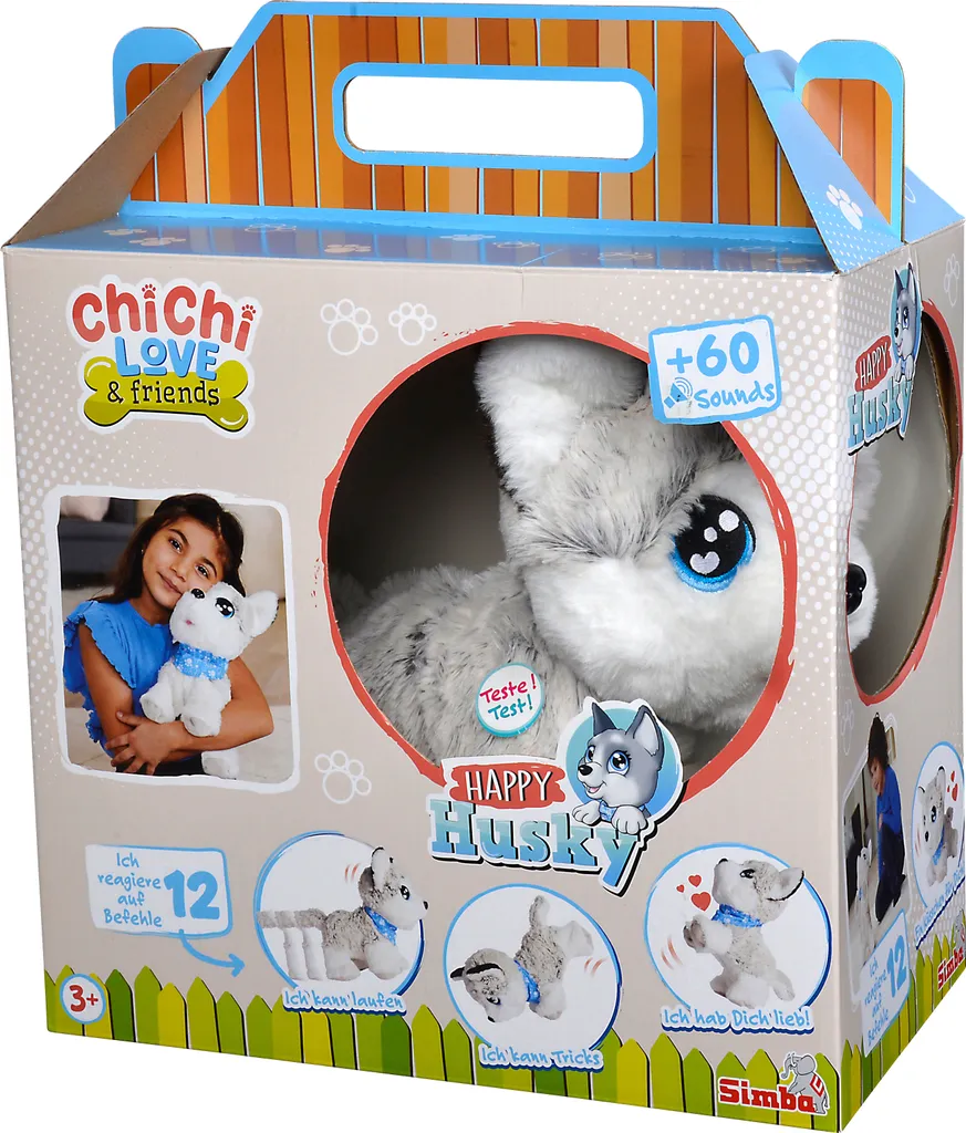 Figurine Husky CCL Durable et Facile à Nettoyer pour Déco Sans Souci