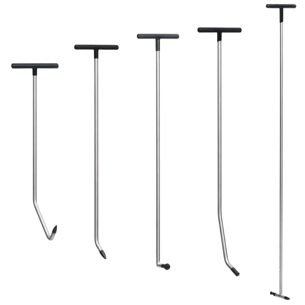 vidaXL Kit de 5 Outils de Débosselage sans Peinture en Acier Inoxydable