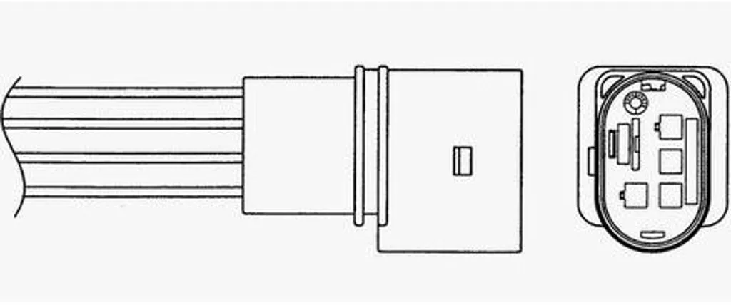 Sonde Lambda NGK 1774 OE 036906262G pour Polo 9N et Seat Ibiza