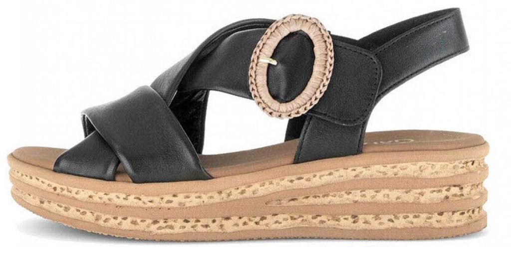 Gabor 84.556 Damen Sandalette - Riemchen Sandalen schwarz NEU