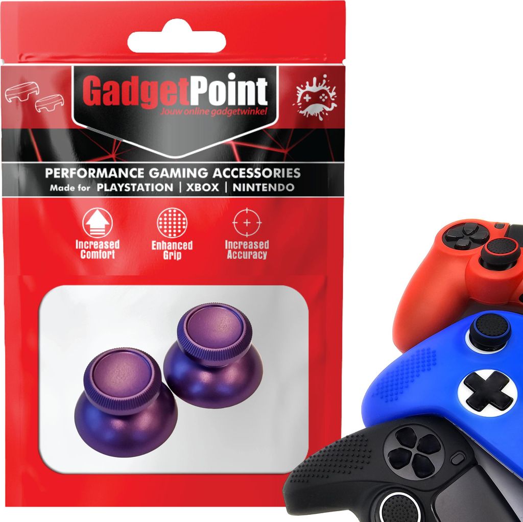 Thumbgrips - Thumb Grips voor PlayStation, PS5, Xbox X/S, One & Switch Pro Controller - Gaming Thumbgrips - Performance Anti-Slip Thumbsticks - Bes...