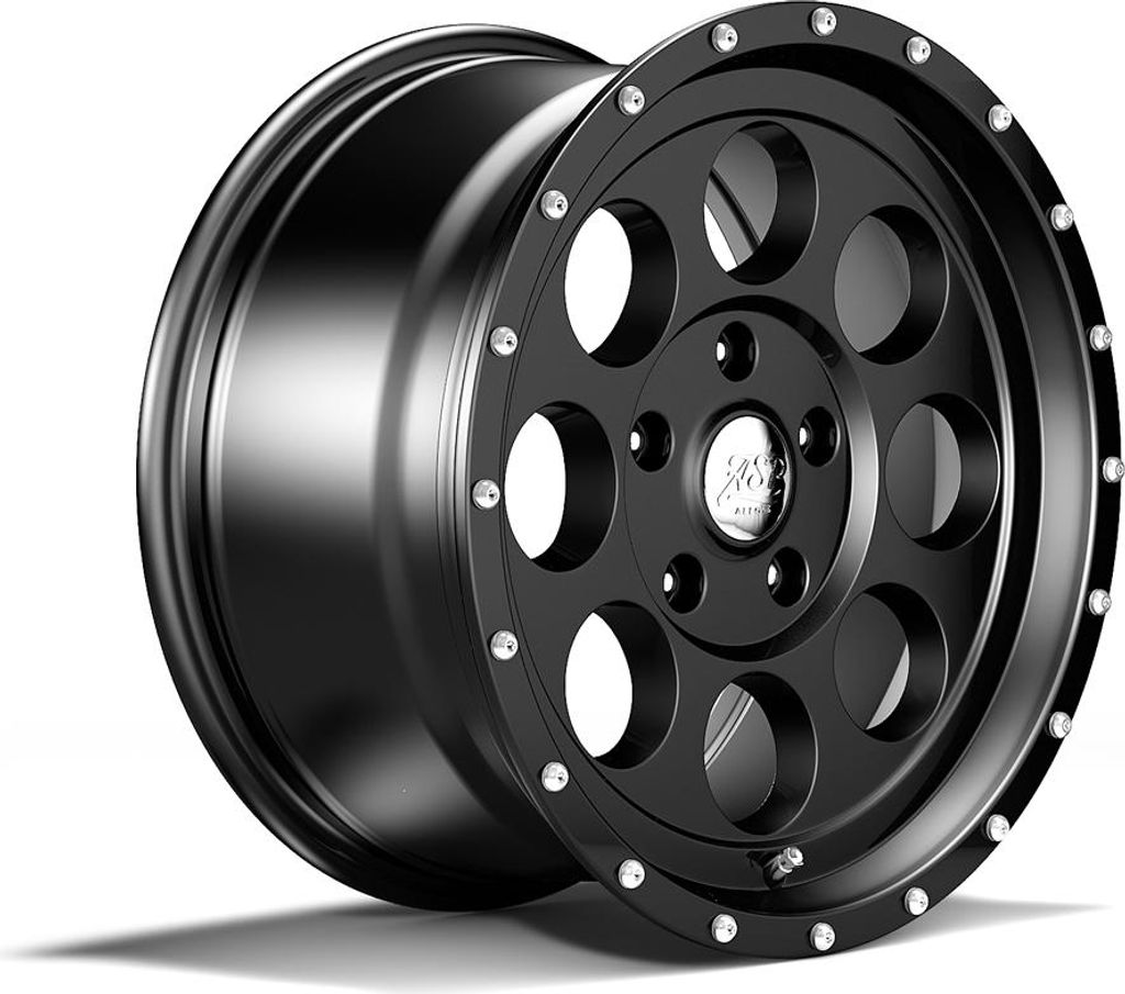ASP Alloys Alufelge schwarz 8,5x17 ET +12 Felge Offroad Jeep Wrangler JK 07-18