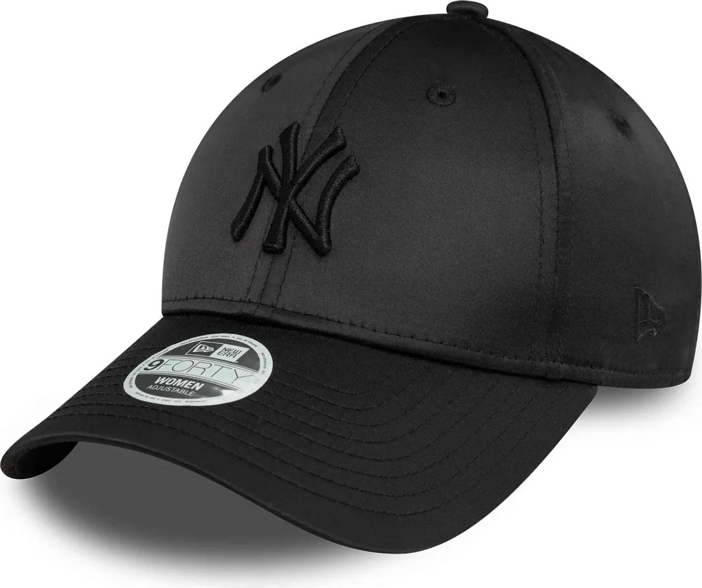 New Era Cap 60595368-001 NY Yankees Satin Black - Trendy & Adjustable