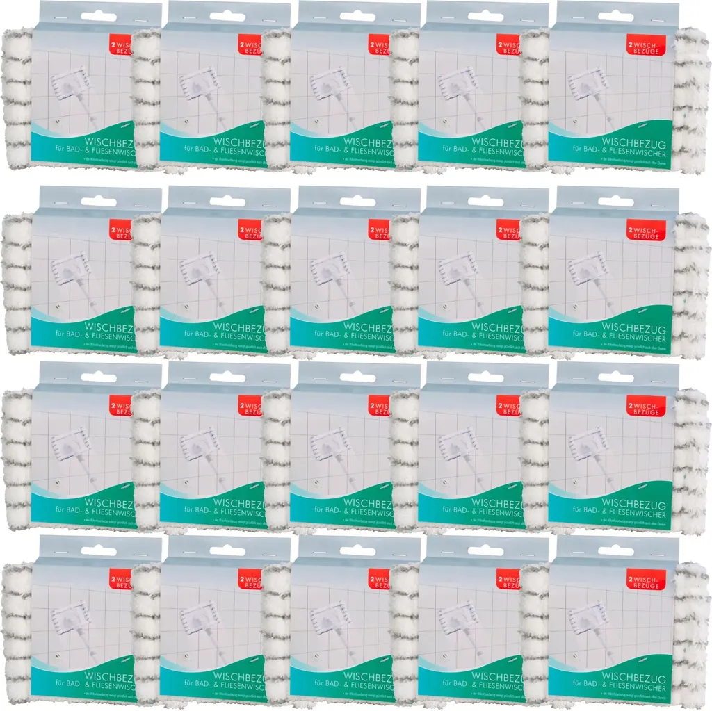 20x Copertura Microfibra Novaliv - Ricambio Professionale per Piastrelle