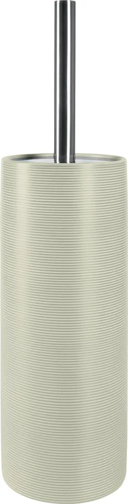 Spirella Tube Ribbed Scopino WC Grigio Cemento Gres | Robusto e Durevole