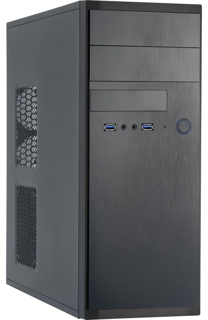 Chieftec HQ-01B-OP Computer-Gehäuse Midi Tower Schwarz Produktbild 