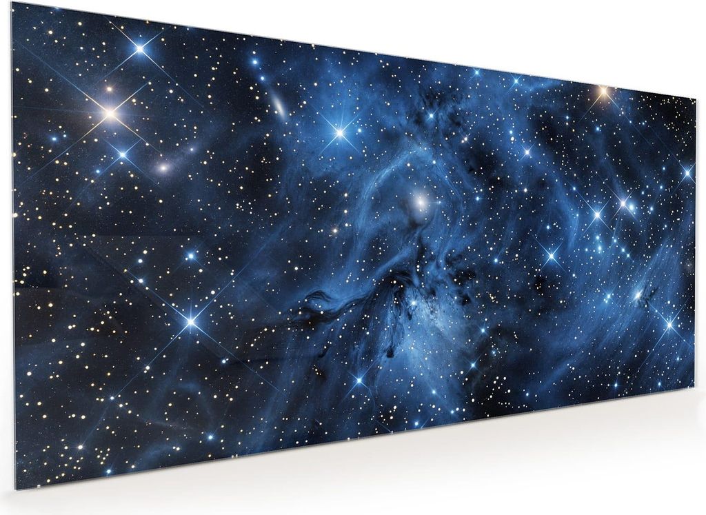 Küchenrückwand Spritzschutz Glas mit Motiv Sternenhimmel 40 x 40 cm