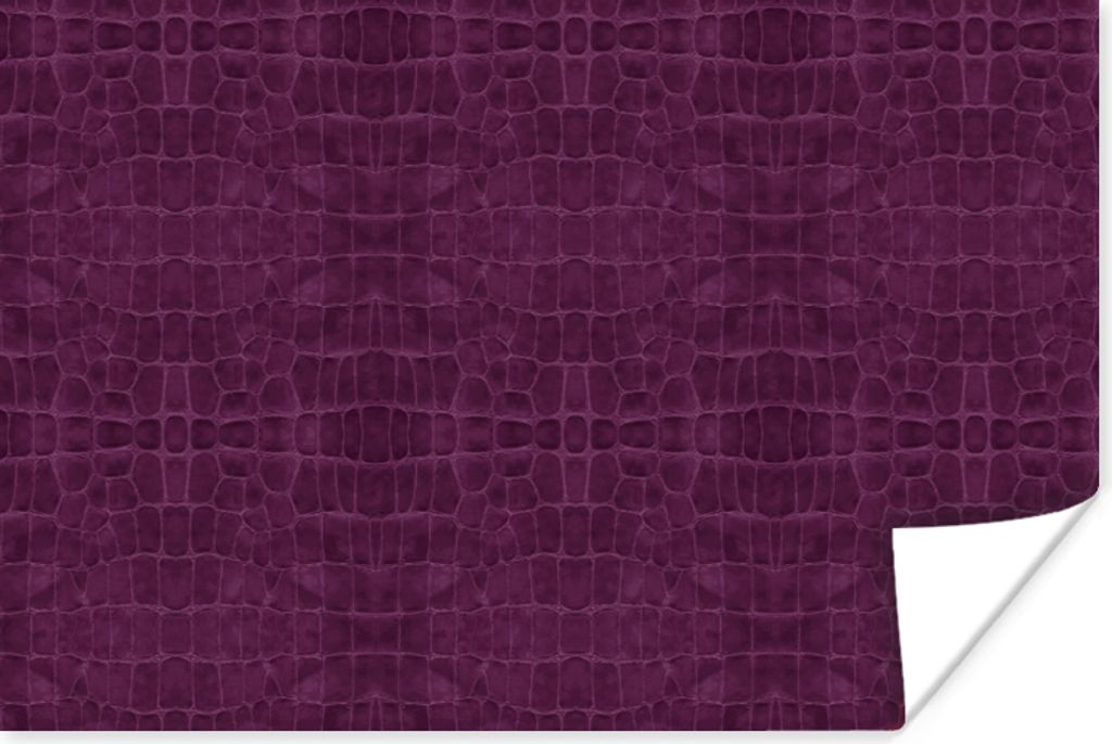 MuchoWow Poster Leder - Textur - Tiere 120x80 cm - Bilder