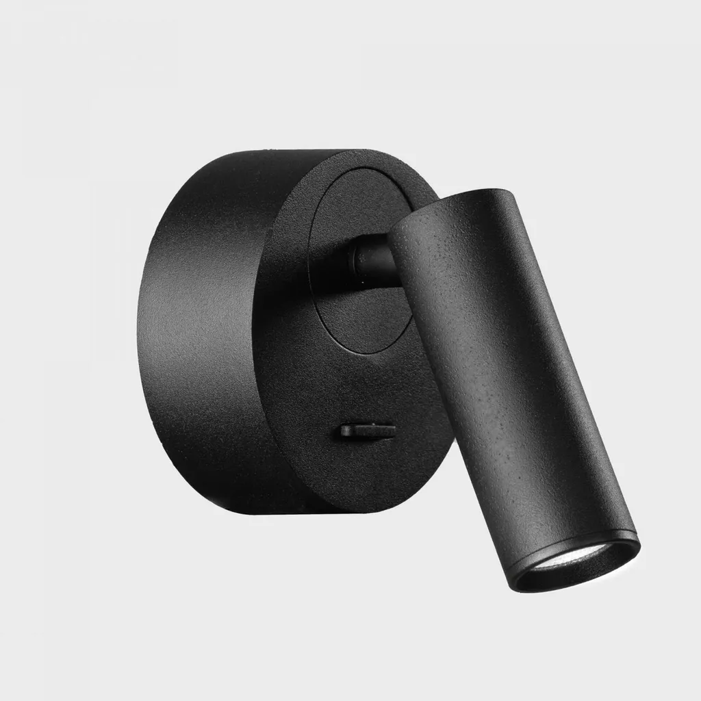 Luminaire mural design MYNI noir rond 70mm pour intérieur chic