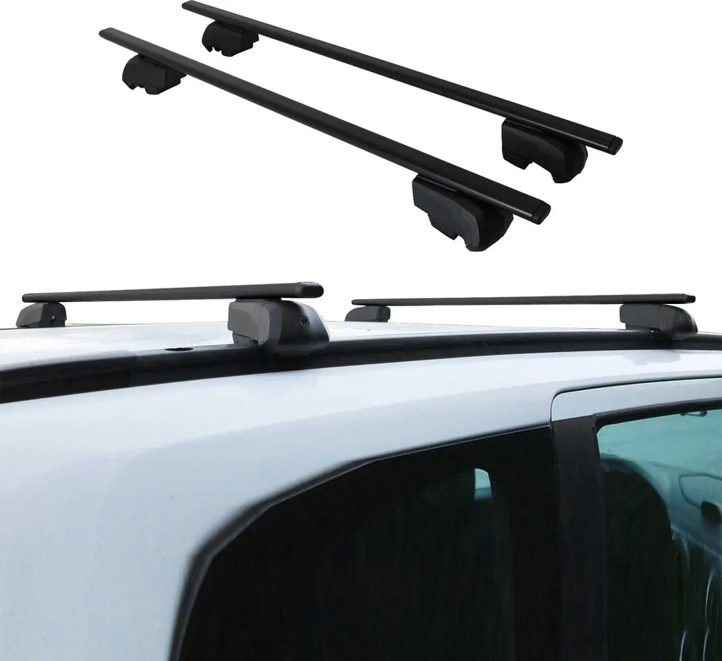 Portapacchi Portapacchi per Lexus NX 2015-2021 Portapacchi base ABE alluminio nero