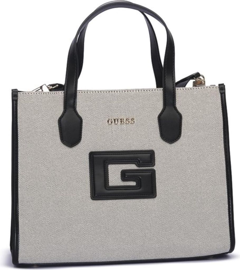 GUESS Handtasche G Status natural/black : schwarz-00 Farbsortierung: schwarz-00