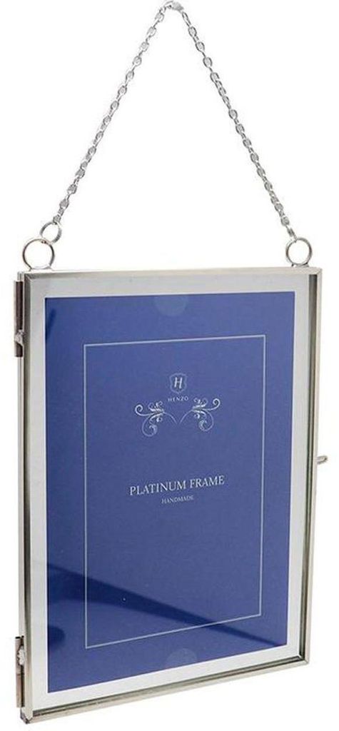 Cadre photo vintage en métal, marque Henzo, pour 2 photos Image du produit 