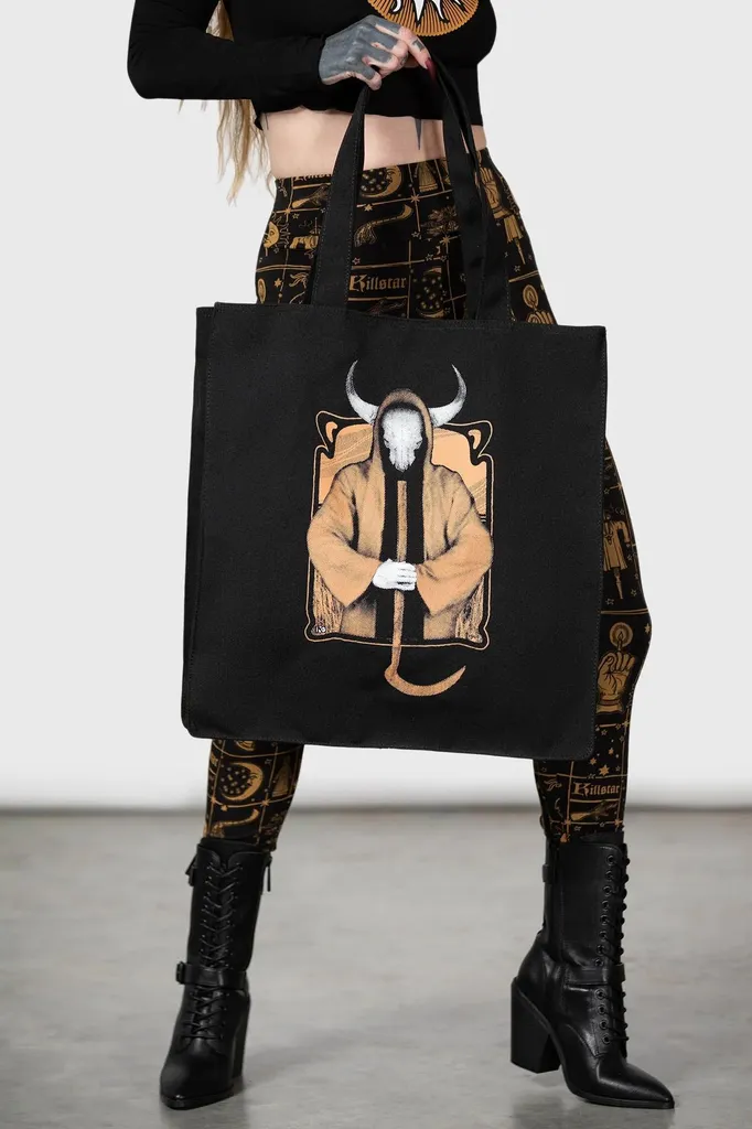 Sac de transport KILLSTAR Warlock - Sac à main gothique noir en velours
